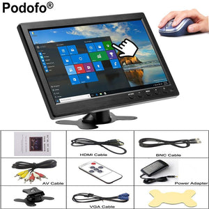 Podofo 10.1" LCD HD Monitor Mini TV & Computer Display