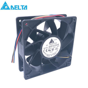 Delta QFR1212GHE QFR1212GHE-PWM 4P 12V 2.7A 12038 Server cooling fan