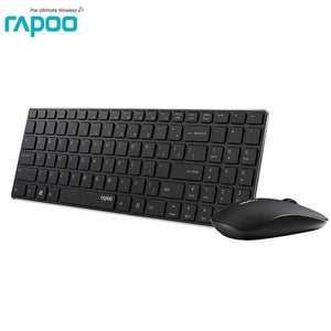 Rapoo 9300P Ultra thin Optical Wireless Keyboard and Mouse Combo