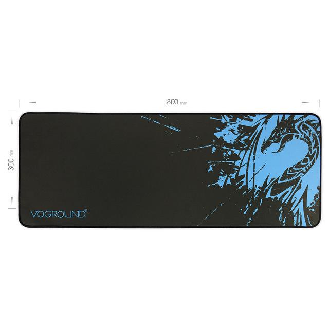 VOGROUND Blue Dragon Speed Locking Edge Natural Rubber Mouse Pad