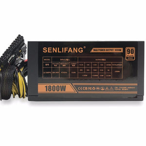 SENLIFANG ETH ZCASH MINER Gold POWER 1800W LIANLI 1800W BTC power supply