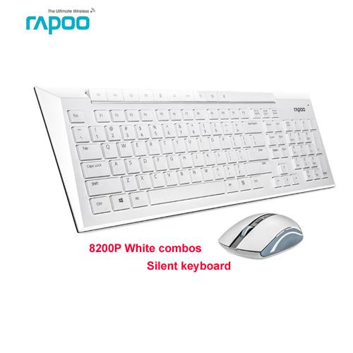 Rapoo 8200P Multimedia Silent Wireless Keyboard and Mouse Combo