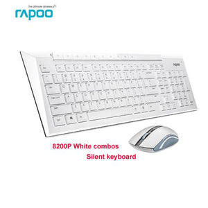 Rapoo 8200P Multimedia Silent Wireless Keyboard and Mouse Combo