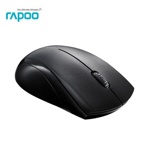 Rapoo 1650 Silent Click Mute Ergonomic USB Optical Wireless Mouse Gaming Mice