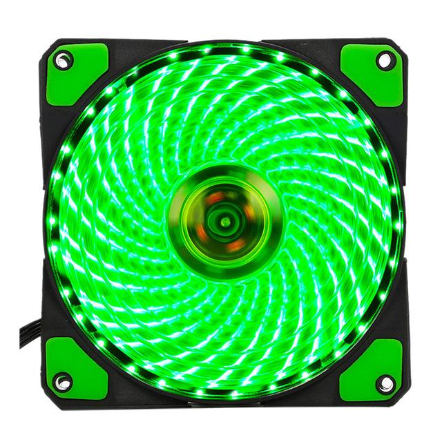 120mm PC Computer 16dB Ultra Silent 33 LEDs Case Fan