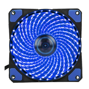 120mm PC Computer 16dB Ultra Silent 33 LEDs Case Fan