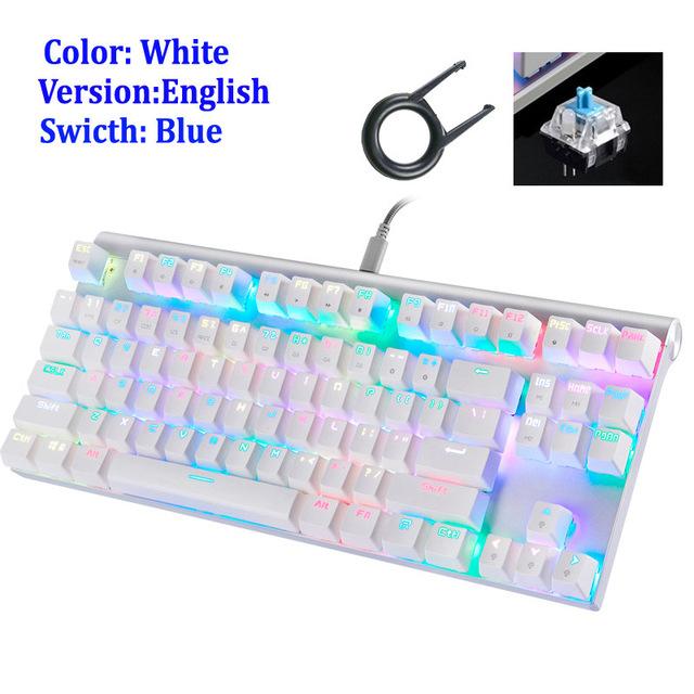 Wired Mechanical Gaming Keyboard LED Backlit